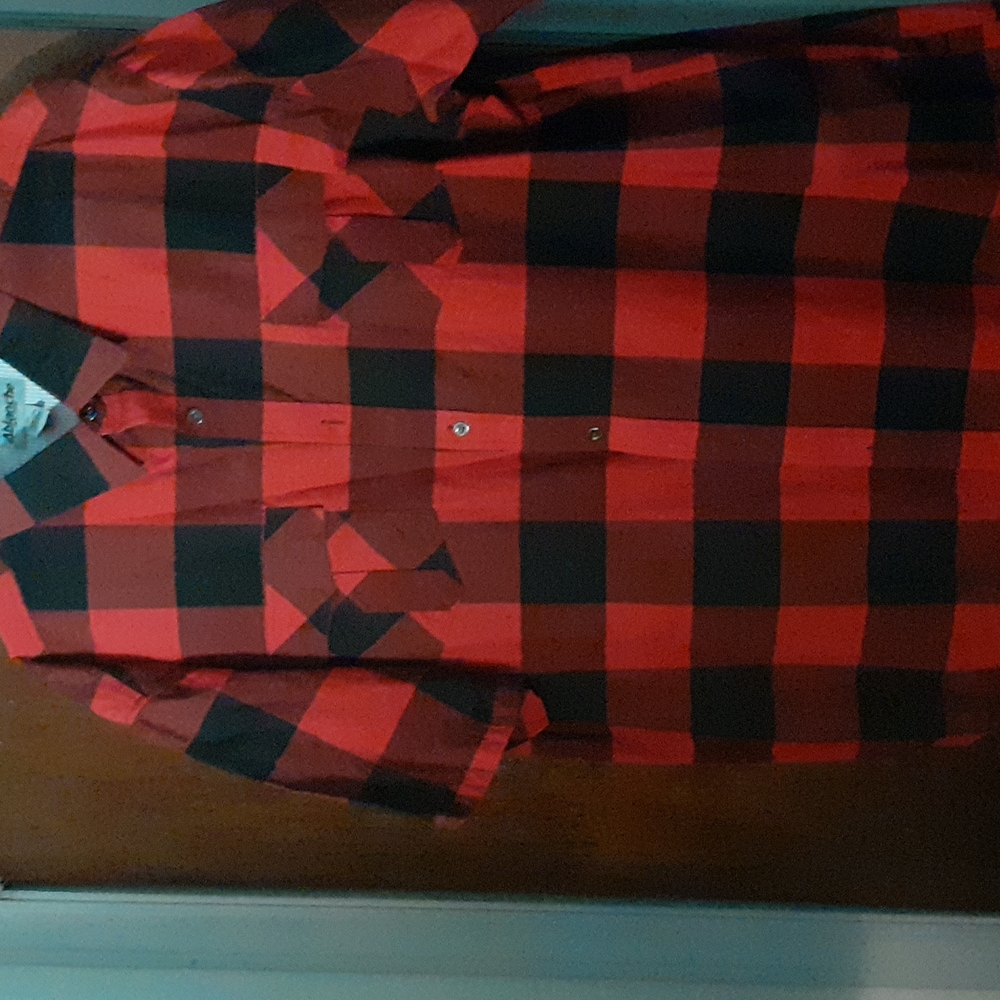 Men's Red & black shirt